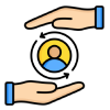 Customer retention  icon